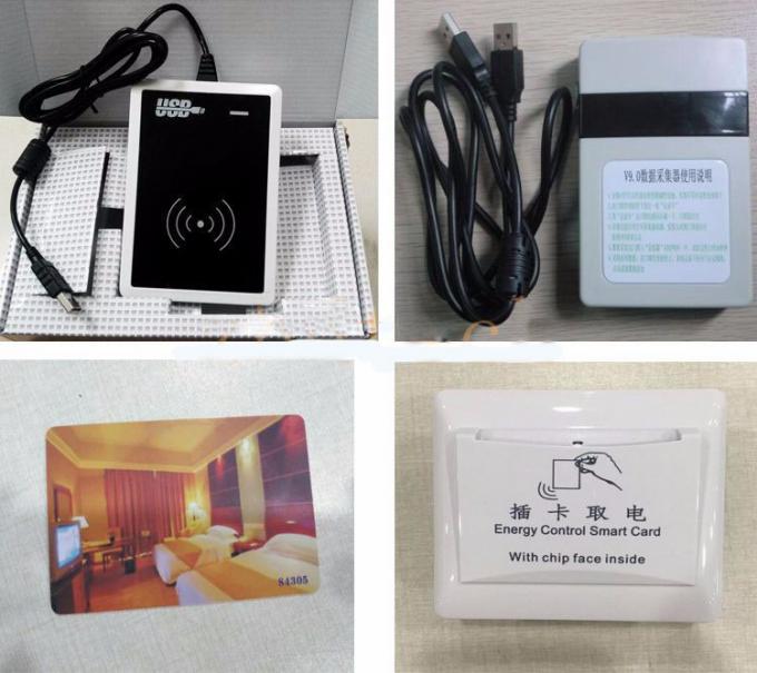Fechadura da porta eletrônica liga de zinco da sala de hotel do software RFID da alta segurança da fechadura da porta