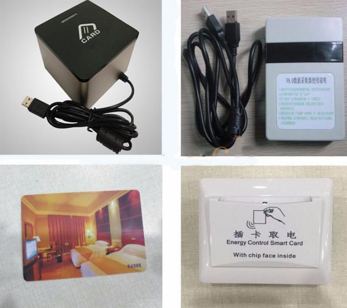 Fechadura da porta eletrônica da sala de hotel de Rfid do software Keyless de aço inoxidável da segurança de Digitas