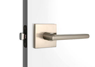 Set de fechadura tubular de liga de zinco fechaduras de porta de banheiro ajustáveis níquel de cetim