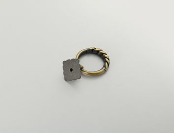 Armadura de liga de zinco Mãos e botões de móveis Caixa de anel de buraco único
