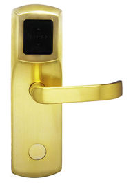 Cartão Eletrônico Fechadura de Portas de Hotel Revestimento em Ouro Adaptação de Portas Espessura 38 - 50 mm