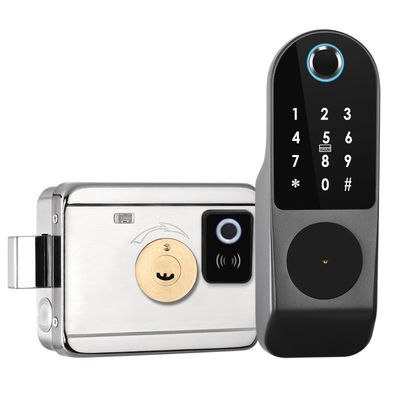 Bluetooth Impressão digital biométrica sem chave fechadura de porta fechadura impermeável