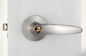 Porta de privacidade Bloqueio de cilindro tubular Modern Front Satin Nickel Lever Handle