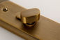 Bloqueio de privacidade amarelo de bronze, fechaduras antigas de 55 mm.