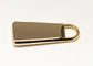 30 * 13 * 4mm Saco de mão com acessórios de hardware Golden Zipper Pull For Bag