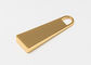 OEM/ODM Acessórios de bolsas de mão armazenados Hardware Golden Zipper Pull For Bag
