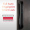 4200MAH Bateria de lítio Alarme automático impressão digital fechadura de porta preto clássico