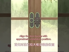 Fechamento moderno da trava de porta do celeiro para proteção interna/exterior da decoração da segurança