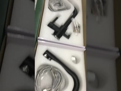 Níquel Multifunction de bronze esperto Plataforma-montado da cozinha de três maneiras do torneira de água