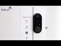 Bloqueio Smart Deadbolt com de um ano para cartão de código de impressão digital APP WiFi Bloqueio de porta