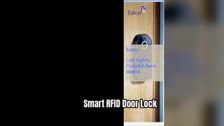 Gerenciamento de acesso seguro de fechadura de porta RFID inteligente