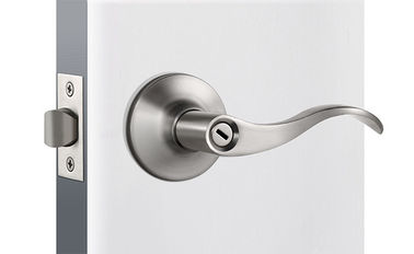 Fechaduras tubulares de liga de zinco de prata para portas de mão esquerda ou direita