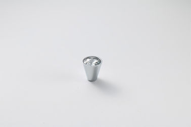 Garrafas e botões de móveis de vidro de diamante de buraco único para armário / gaveta