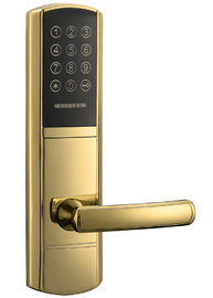 PVD ouro Fechadura Eletrônica de Portas Desbloqueada por Senha ou Cartão Emid