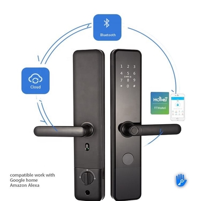 Remote Control Smart Door Lock WiFi Smartphone APP Funciton & Voice Control