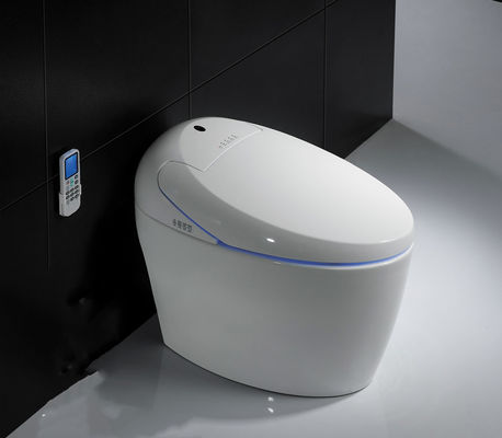 Produto sanitário de banheiro inteligente de uma peça com sensor de toque do pé