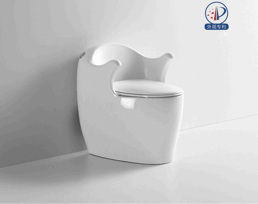 Moderno Branco Matte Negro Tipo Sifon Flushing Banheiro sanitário