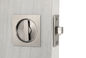 Segurança Doméstica fechaduras de porta deslizantes cara redonda puxar projeção de gancho ajustável