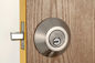 Fechaduras de porta deslizantes de aço inoxidável, de metal, de cilindro único, fechado com 3 chaves de latão iguais.