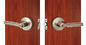 Fechaduras de porta tubulares de liga de zinco satinado níquel de alta segurança 3 chaves de latão
