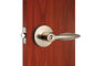 Fechaduras de porta tubulares de liga de zinco de alta segurança 3 chaves de latão satinado níquel