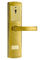 38 - 50 mm De espessura porta fechaduras eletrônicas de segurança revestido de ouro fechadura de porta eletrônica