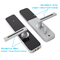 Combinação Smart Door Lock Controle remoto para porta da frente Prateado/Negro opcional