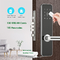 Ligação de alumínio NFC Card Keypad Fechadura de porta para casa Apartamento Edifício de hotel