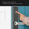 Combinação Smart Door Lock Controle remoto para porta da frente Prateado/Negro opcional
