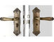 Fechamento liga de zinco do punho de Entracne do bronze alto da antiguidade da fechadura da porta entalhar um encaixe em da sala da dureza