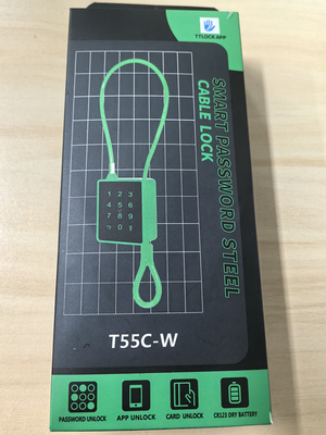 Fechaduras inteligentes para fora sem chave com cabo de 4 mm e controle APP