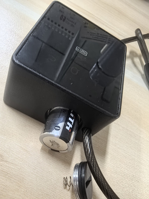 Fechaduras inteligentes para fora sem chave com cabo de 4 mm e controle APP