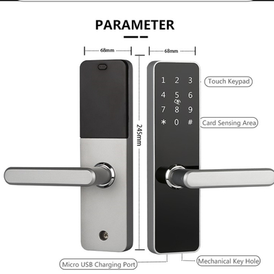 Smart Door Lock Keyless NFC / IC Card Smart Hotel Sistema de APP
