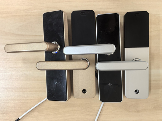 Fechadura de porta da frente da casa inteligente com Bluetooth WiFi RFID e entrada sem chave