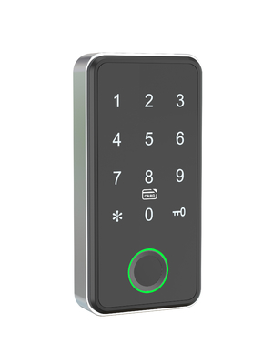 4 baterias AA Bluetooth 5.0 Smart Fingerprint Cabinet Lock 50 Capacidade de impressão digital