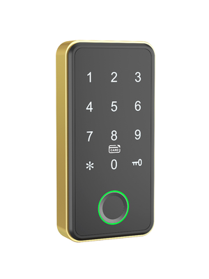 4 baterias AA Bluetooth 5.0 Smart Fingerprint Cabinet Lock 50 Capacidade de impressão digital