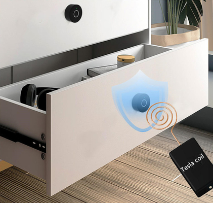 Bloqueio eletrônico de gabinete inteligente liga de zinco 5.0 Bluetooth Impressão digital Multiplos desbloqueio