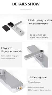 Bluetooth Wifi RFID fechadura de porta inteligente sem chave para casa porta de entrada porta de quarto
