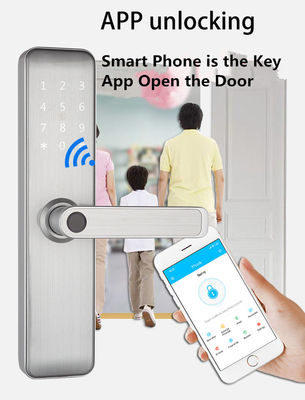 Bluetooth Wifi RFID fechadura de porta inteligente sem chave para casa porta de entrada porta de quarto