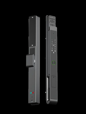 Face / Palm Vein Smart Mortise Lock 7-em-1 Desbloqueio IP65 BKFDS Alumínio