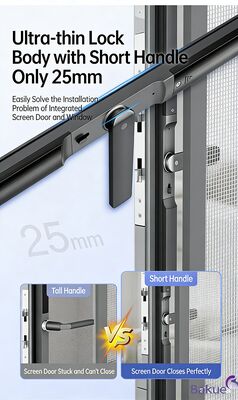 Fechadura de Porta com Impressão Digital em Alumínio com Sistema de Controle de Acesso Operado por 4 pilhas AA para Proteção Aprimorada Fechadura Digital Inteligente