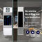 Ligação de zinco FPC impressão digital Smart Door Lock Porta deslizante Office Sliver Gold