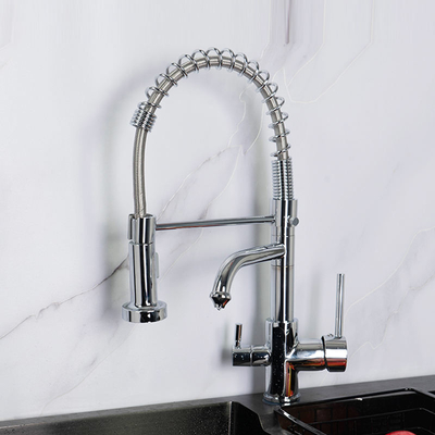 Comprimento de aço inoxidável filtrado de bronze do torneira 60mm da cozinha da água