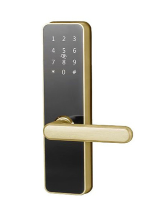 Bloqueio de porta inteligente sem chave NFC / cartão IC Desbloqueio de tela sensível ao toque teclado Hotel APP