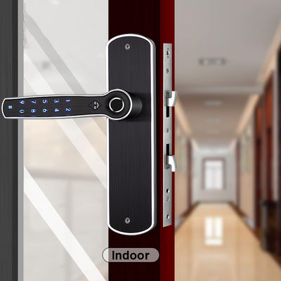 Smart TTlock FPC Bloqueio de porta de impressão digital Bluetooth com alça reversível